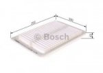Фильтрующий элемент воздушного фильтра двигателя Bosch F 026 400 218