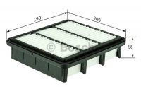 Фильтрующий элемент воздушного фильтра двигателя Bosch F 026 400 063