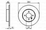 Диск тормозной, задний Bosch 0 986 479 191