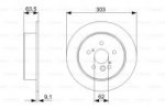 Диск тормозной, задний Bosch 0 986 479 338