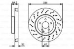 Диск тормозной, передний Bosch 0 986 479 413