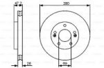 Диск тормозной, передний Bosch 0 986 479 460