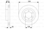 Диск тормозной, передний Bosch 0 986 479 304