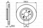 Диск тормозной, передний Bosch 0 986 478 124