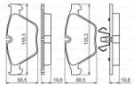 Дисковые тормозные колодки, передние Bosch 0 986 494 354