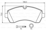Дисковые тормозные колодки, передние Bosch 0 986 494 194