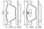 Дисковые тормозные колодки, передние Bosch 0 986 494 007