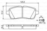 Дисковые тормозные колодки, передние Bosch 0 986 494 195