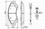 Дисковые тормозные колодки, передние Bosch 0 986 494 236