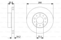 Диск тормозной, передний Bosch 0 986 479 297